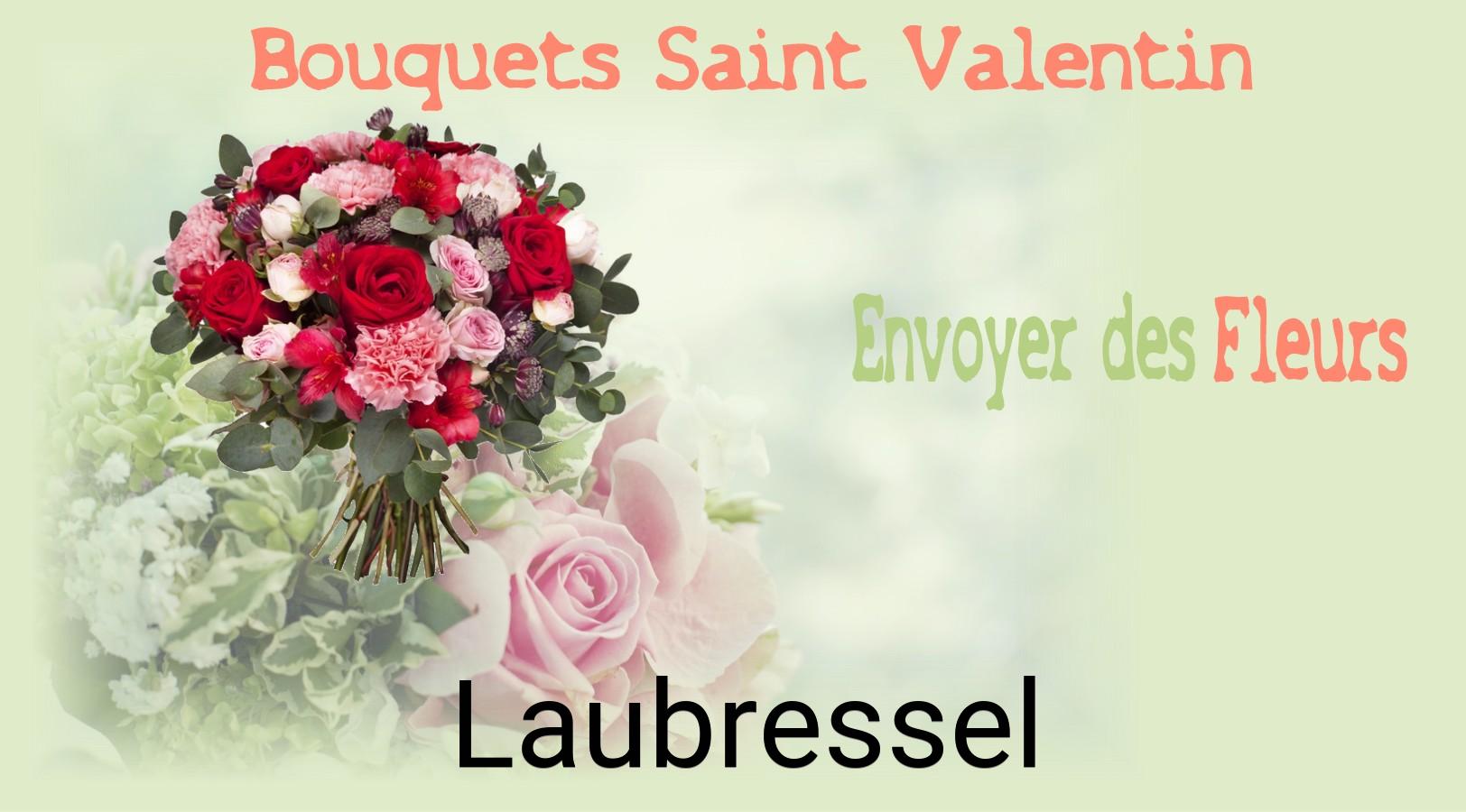 Roses de Saint-Valentin livrées à Laubressel